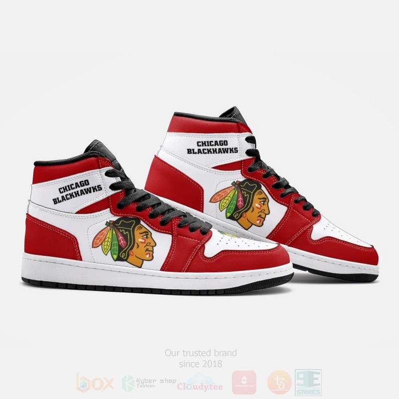 NHL_Chicago_Blackhawks_Air_Jordan_1_High_Top_Shoes_1