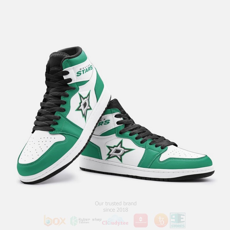 NHL_Dallas_Stars_Air_Jordan_1_High_Top_Shoes_1