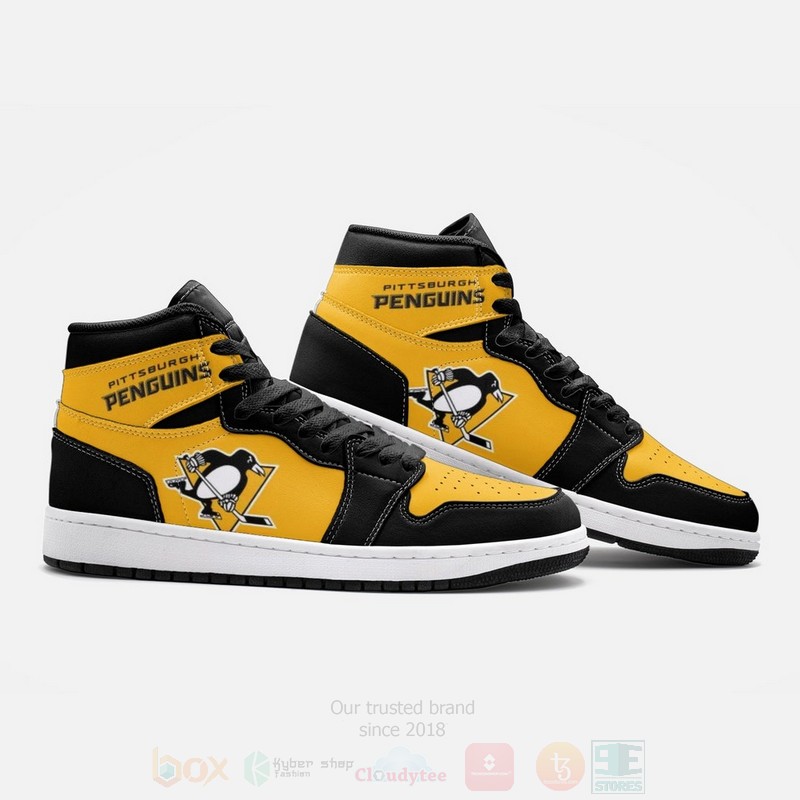 NHL_Pittsburgh_Penguins_Air_Jordan_1_High_Top_Shoes_1