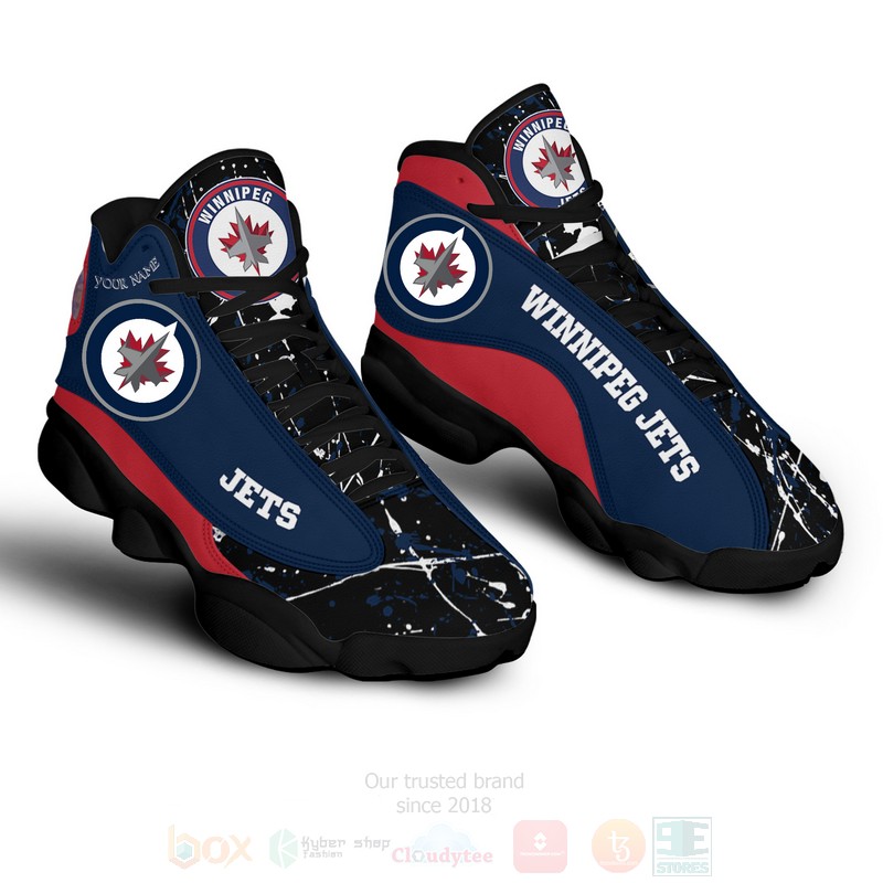 NHL_Winnipeg_Jets_Personalized_Air_Jordan_13_Shoes_1