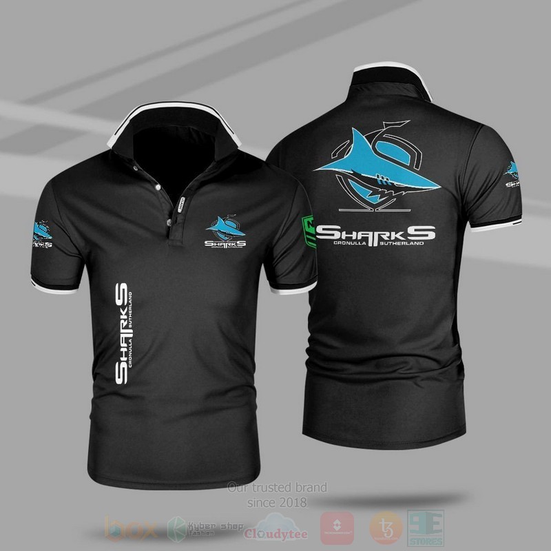 NRL_Cronulla_Sharks_Premium_Polo_Shirt