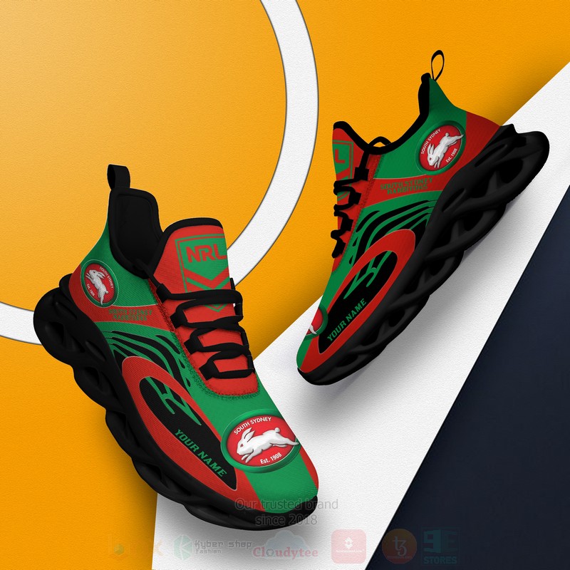 NRL_South_Sydney_Rabbitohs_Personalized_Clunky_Max_Soul_Shoes_1