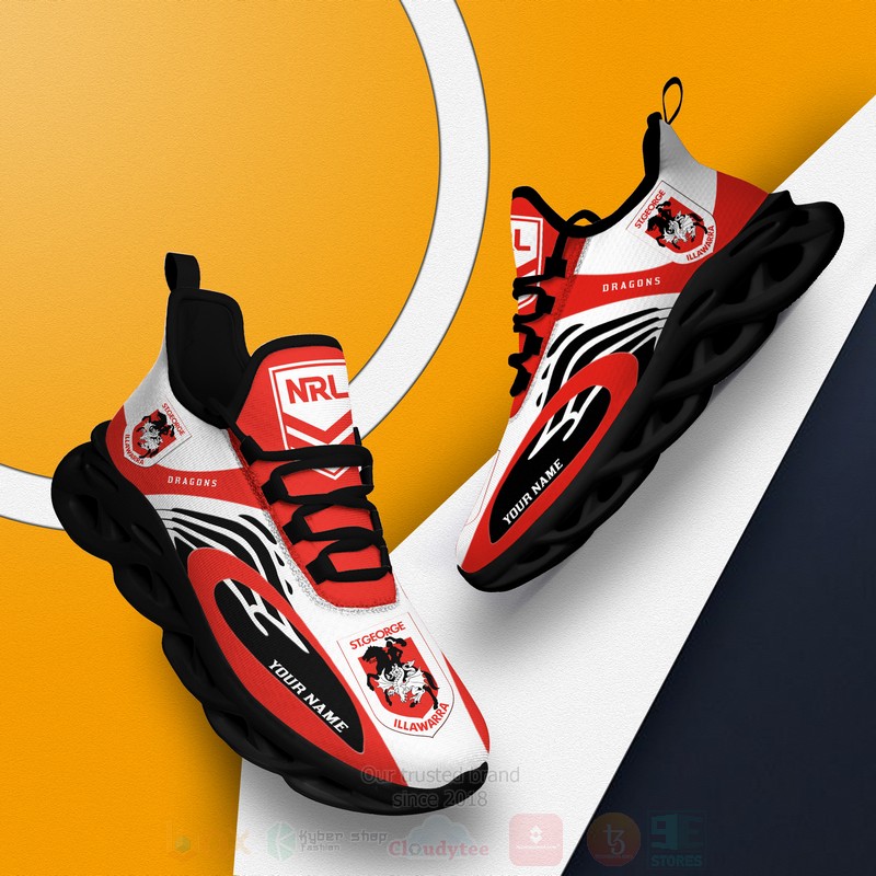 NRL_St._George_Illawarra_Dragons_Personalized_Clunky_Max_Soul_Shoes_1