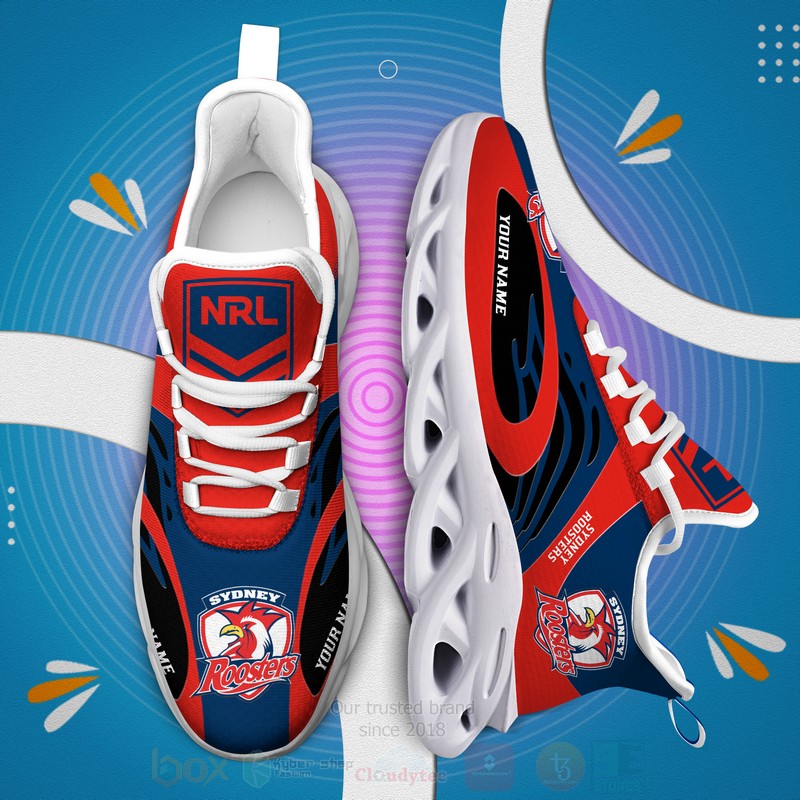 NRL_Sydney_Roosters_Personalized_Clunky_Max_Soul_Shoes