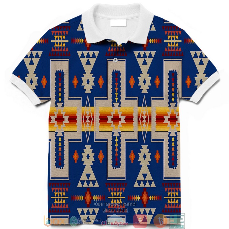 Navy_Tribe_Design_Native_American_Polo_Shirt