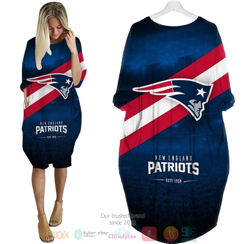 New_England_Patriots_NFL_blue_Pocket_Dress