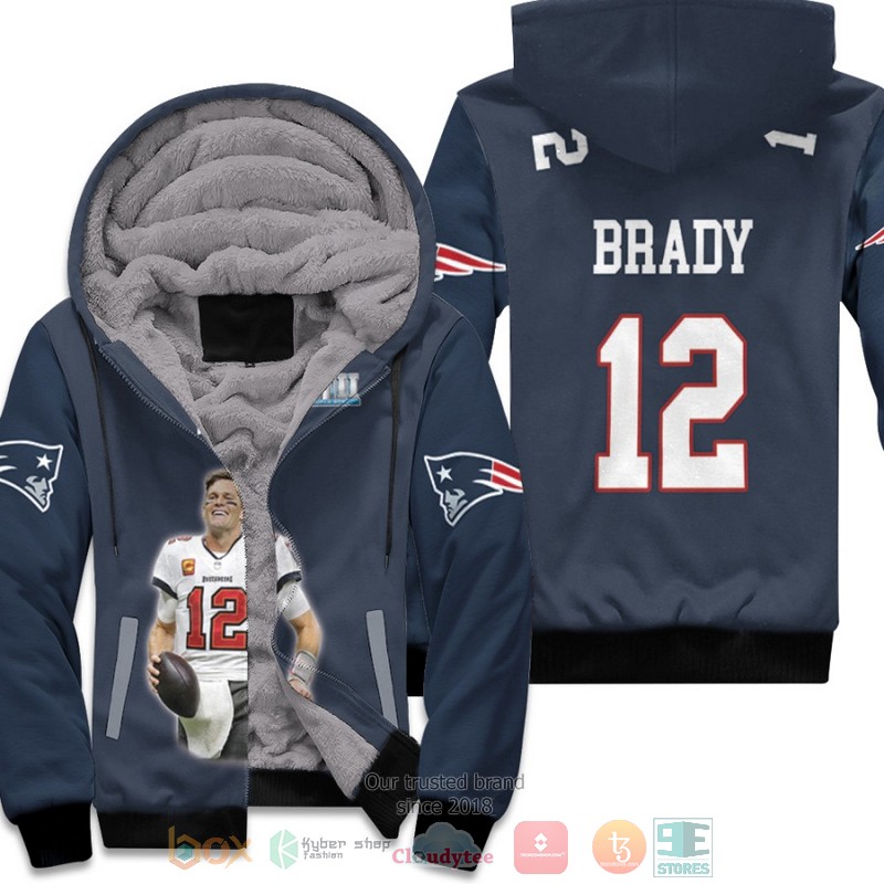 New_England_Patriots_Tom_Brady_12_NFL_Superbowl_Champions_Navy_fleece_hoodie