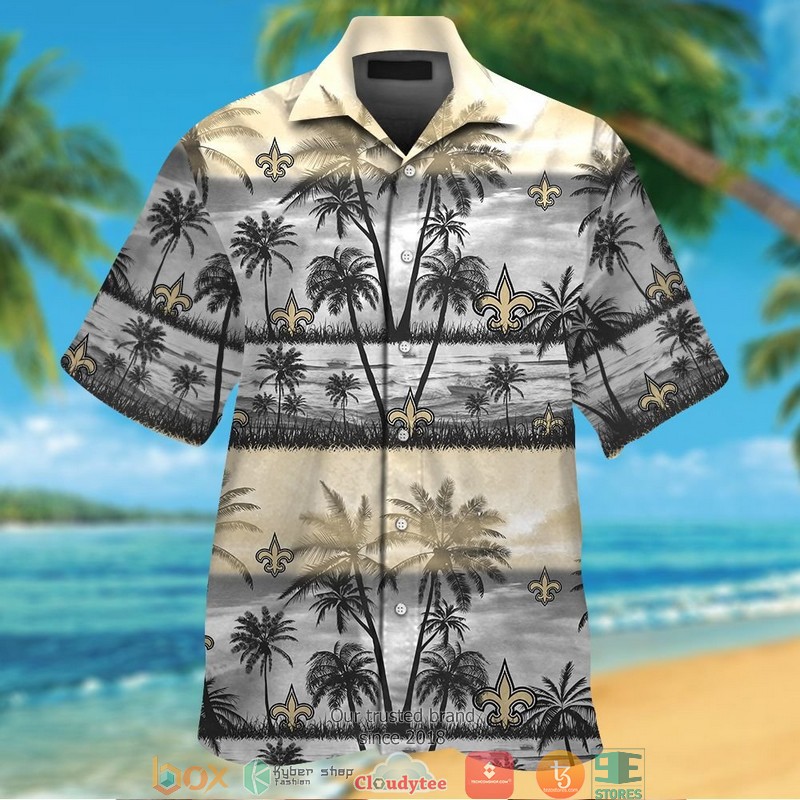 New_Orleans_Saints_Coconut_island_Hawaiian_Shirt_short