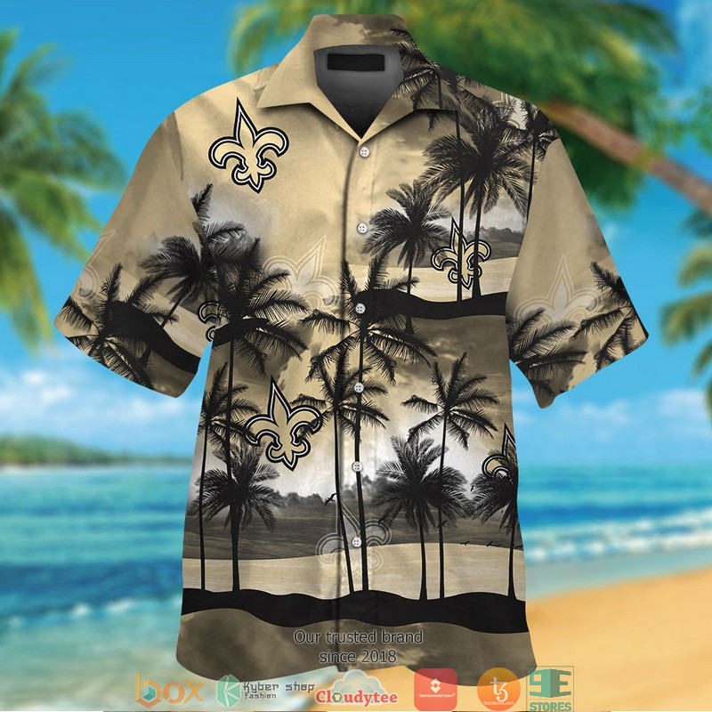 New_Orleans_Saints_coconut_island_Ocean_Hawaiian_Shirt_short
