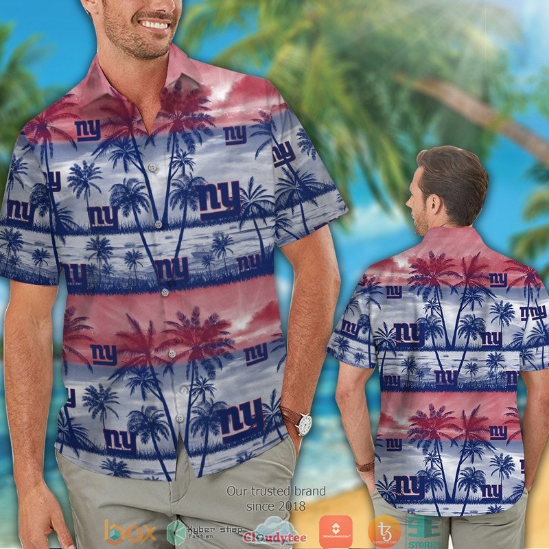 New_York_Giants_Coconut_Island_White_red_Hawaiian_Shirt_short_1