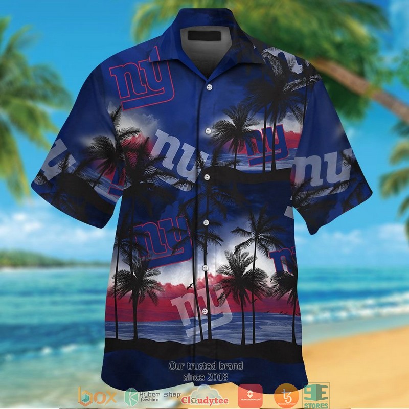New_York_Giants_Coconut_island_ocean_Hawaiian_Shirt_short