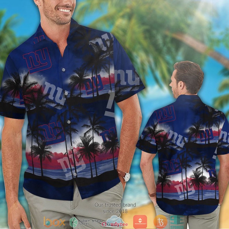 New_York_Giants_Coconut_island_ocean_Hawaiian_Shirt_short_1