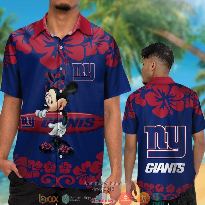 New_York_Giants_Minnie_Mouse_Hawaiian_Shirt_short_1