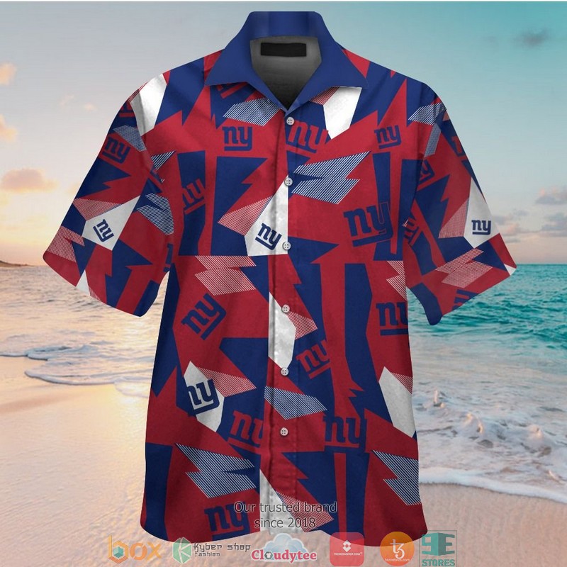 New_York_Giants_Red_Navy_Blue_Hawaiian_Shirt_short