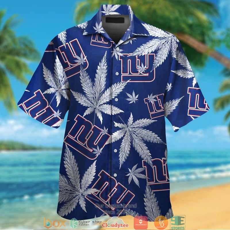 New_York_Giants_cannabis_Hawaiian_Shirt_short