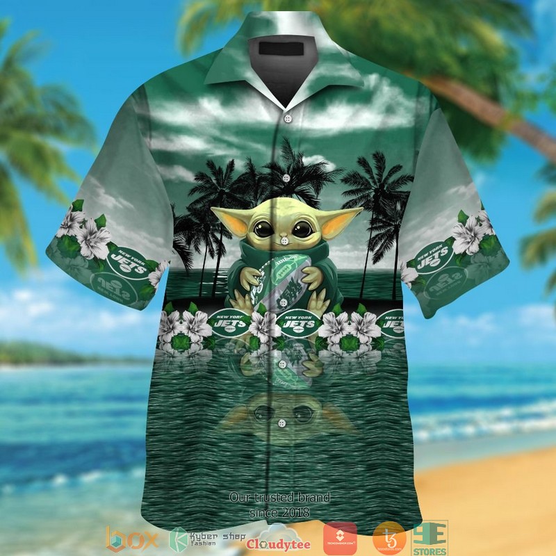 New_York_Jets_Baby_Yoda_Hawaiian_Shirt_short