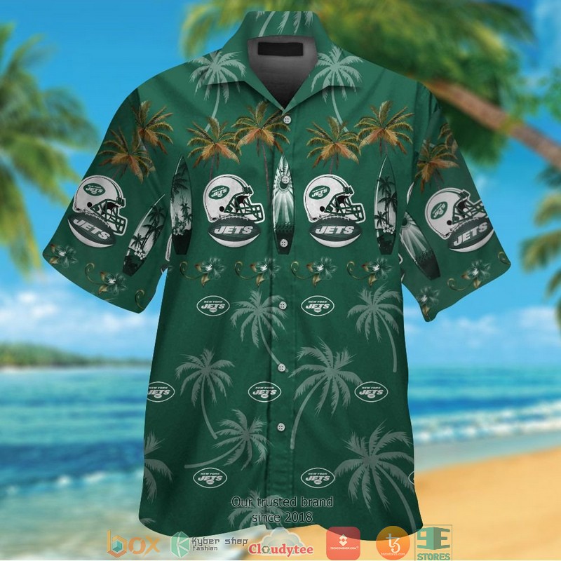 New_York_Jets_Coconut_Pattern_Hawaiian_Shirt_short