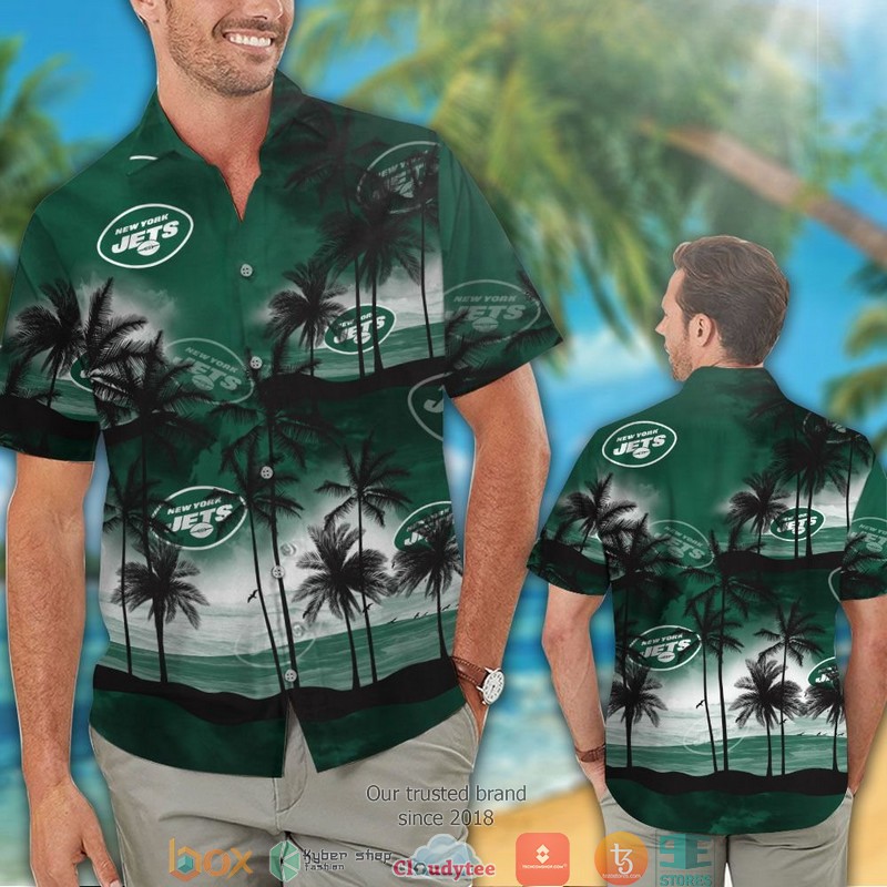 New_York_Jets_Coconut_island_Ocean_Hawaiian_Shirt_short_1