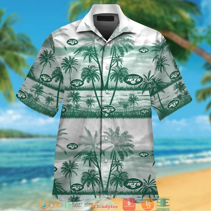 New_York_Jets_Green_Coconut_Island_White_Hawaiian_Shirt_short