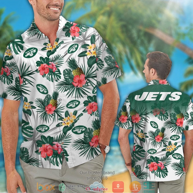 New_York_Jets_Hibiscus_Flower_Hawaiian_Shirt_short_1