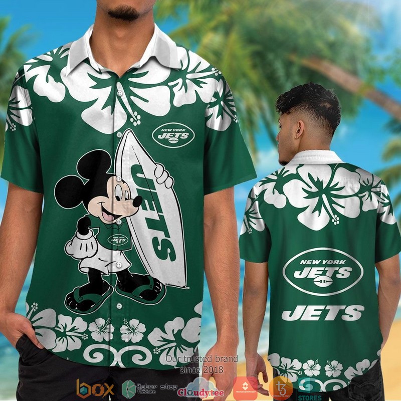 New_York_Jets_Mickey_Mouse_Hawaiian_Shirt_short_1
