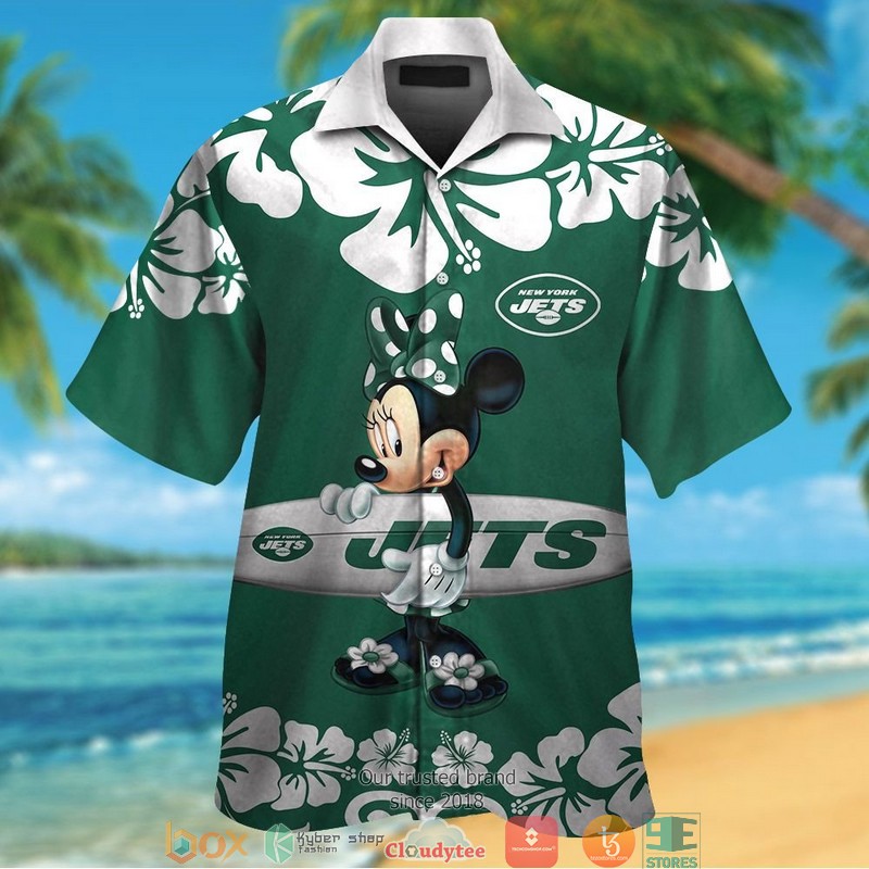 New_York_Jets_Minnie_Mouse_Hawaiian_Shirt_short