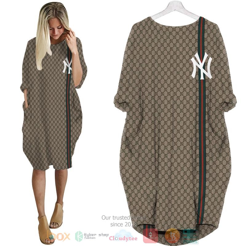 New_York_Yankees_MLB_brown_Pocket_Dress