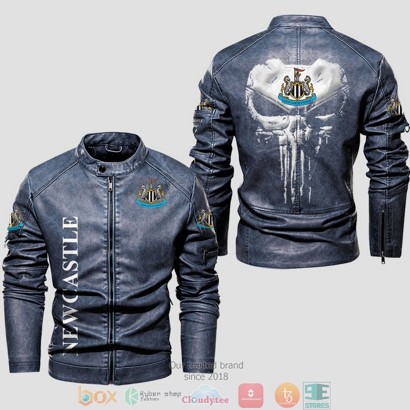 Newcastle_United_Punisher_Skull_Collar_Leather_Jacket_1