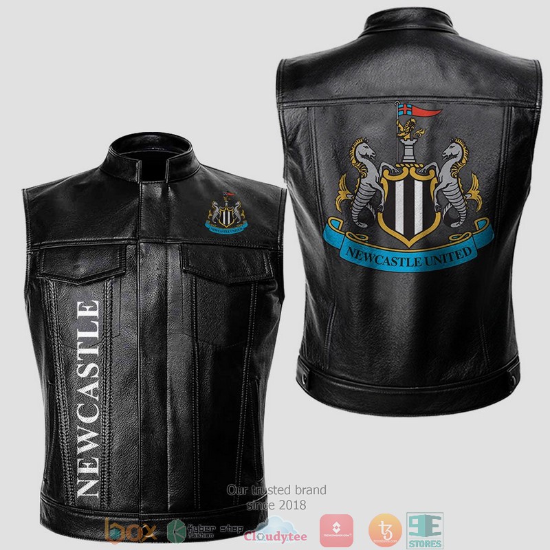 Newcastle_United_Vest_Leather_Jacket