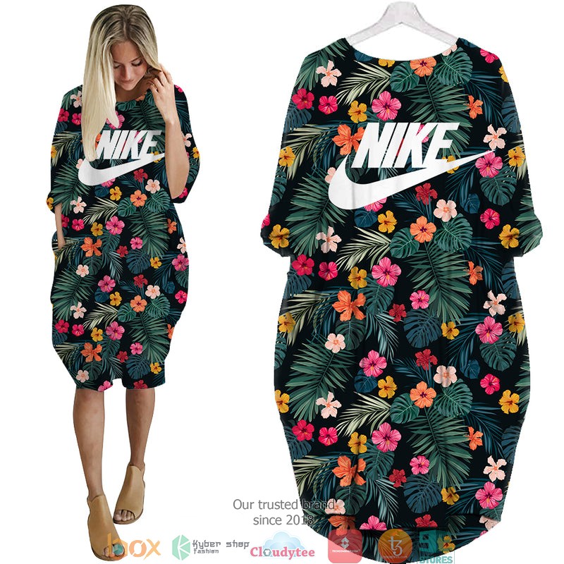 Nike_Hibiscus_flower_Batwing_Pocket_Dress