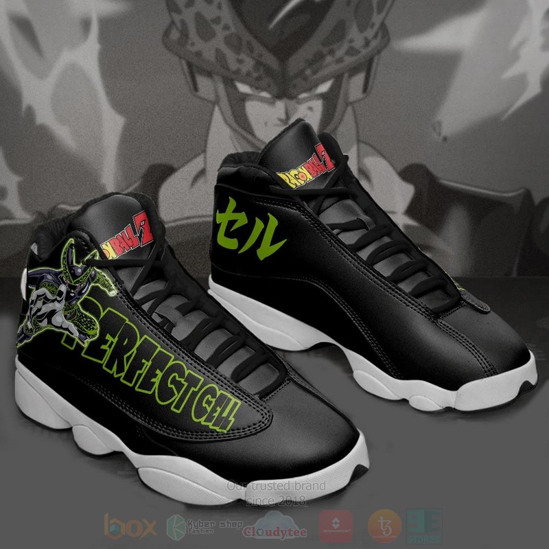 Perfect_Cell_Sneakers_Dragon_Ball_Z_Anime_Air_Jordan_13_Shoes