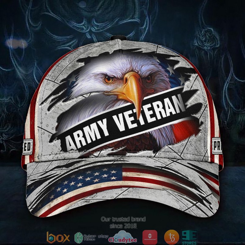 Personalized_Army_Veteran_Eagle_American_flag_Cap
