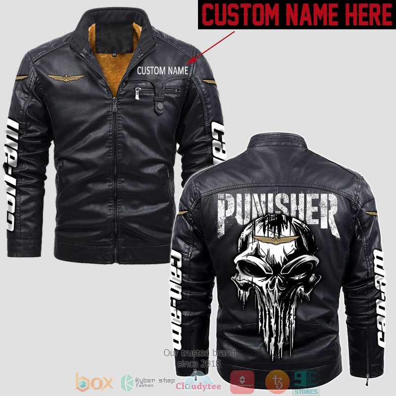 Personalized_Can_Am_Punisher_Skull_Fleece_Leather_Jacket