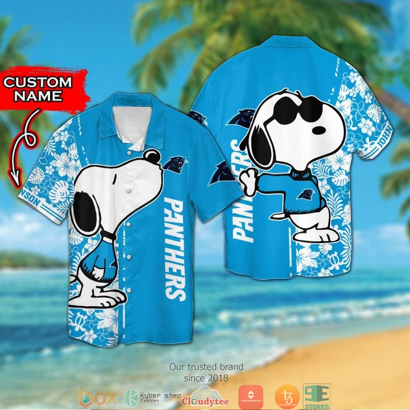 Personalized_Carolina_Panthers_Snoopy_Hawaiian_Shirt_short