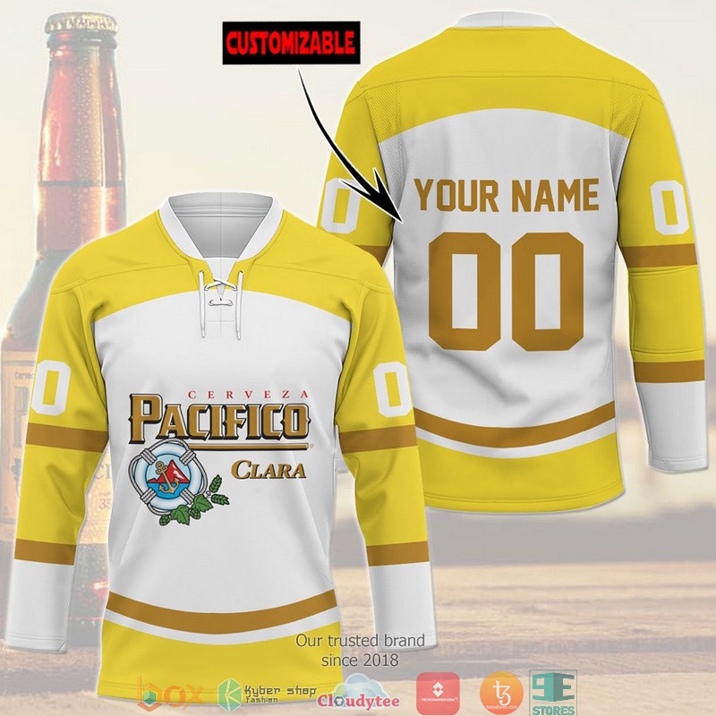 Personalized_Cerveza_Pacifico_Clara_Jersey_Hockey_Shirt