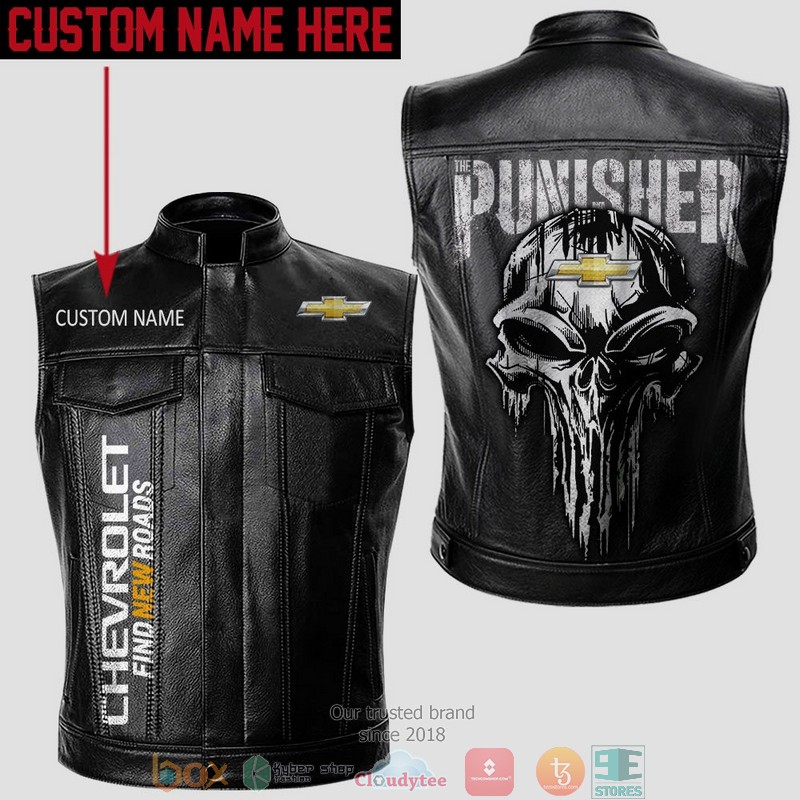 Personalized_Chevrolet_Punisher_Skull_Vest_Leather_Jacket