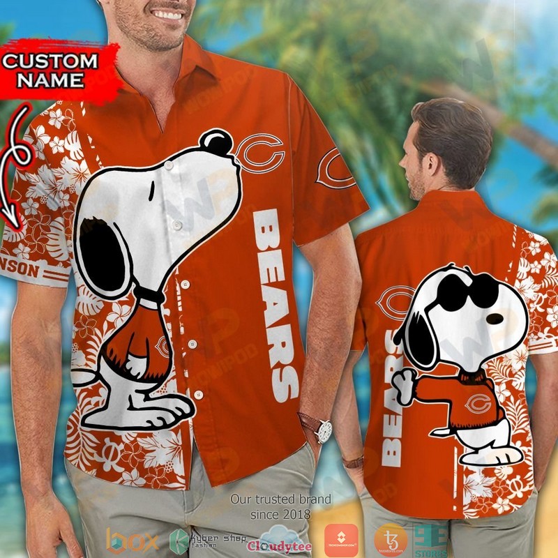 Personalized_Chicago_Bears_Snoopy_Hawaiian_Shirt_short_1
