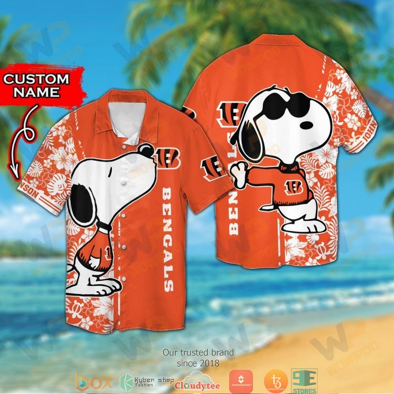 Personalized_Cincinnati_Bengals_Snoopy_Hawaiian_Shirt_short
