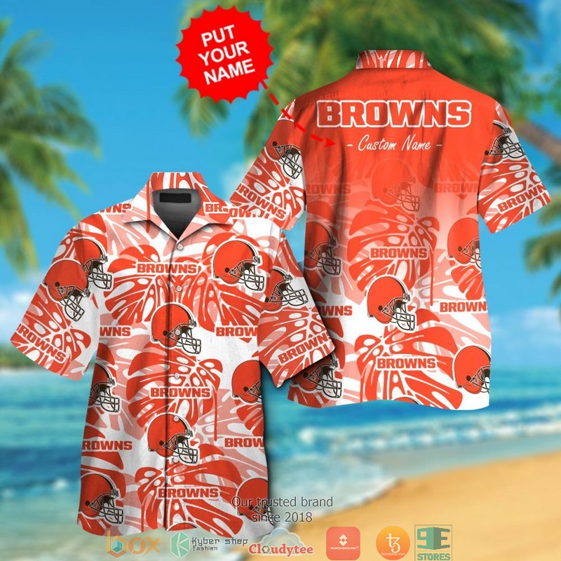 Personalized_Cleveland_Browns_Monstera_deliciosa_Hawaiian_shirt_short