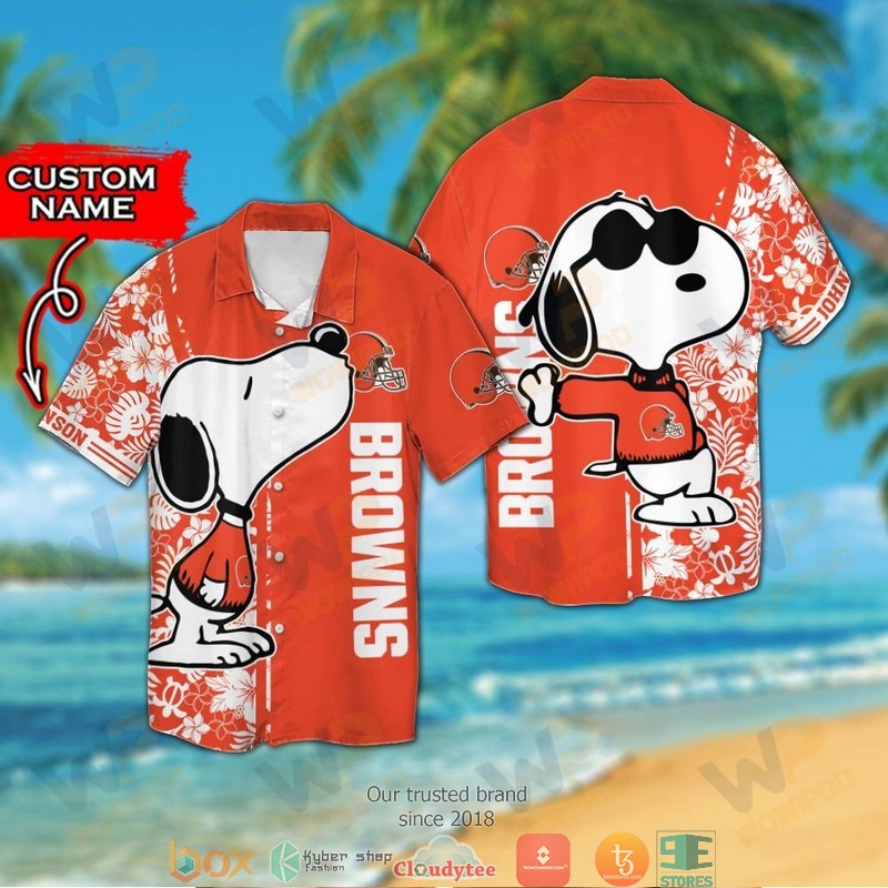 Personalized_Cleveland_Browns_Snoopy_Hawaiian_Shirt_short