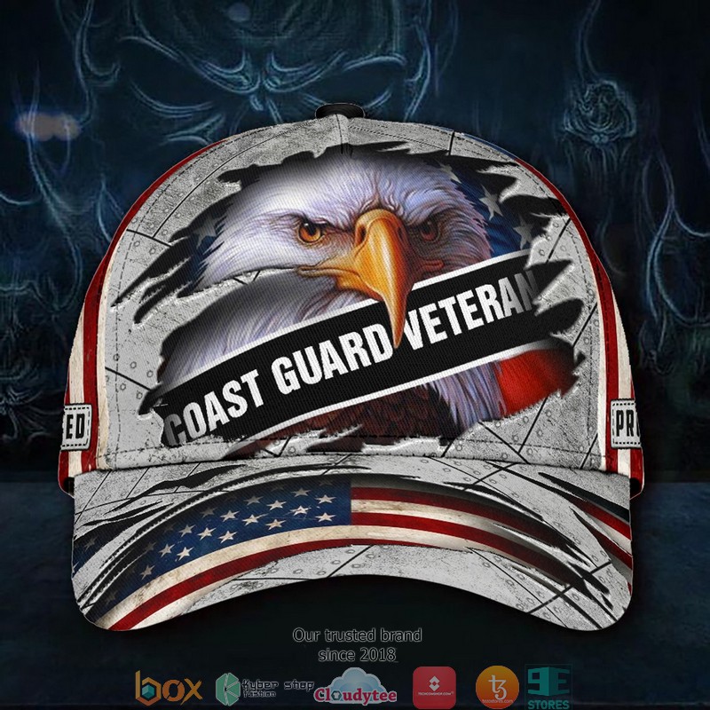 Personalized_Coast_Guard_Veteran_Eagle_American_flag_Cap