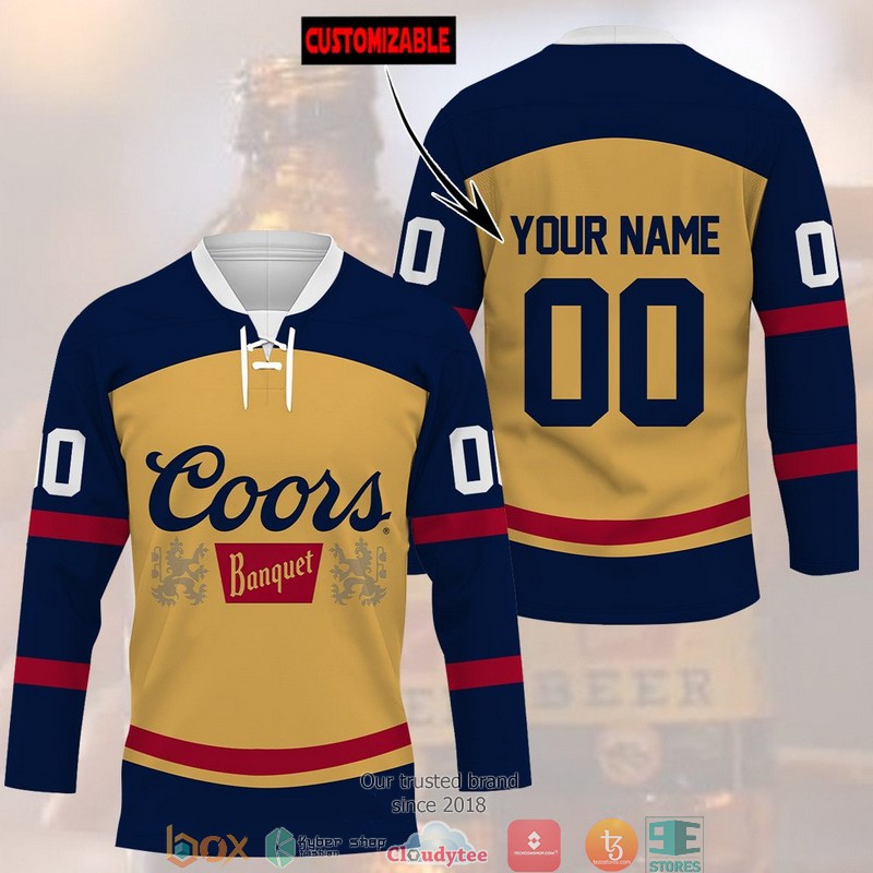 Personalized_Coors_Banquet_Navy_Jersey_Hockey_Shirt