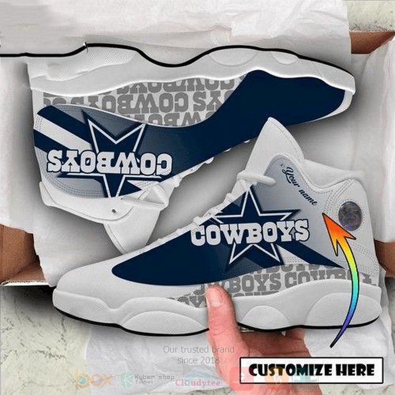 Personalized_Dallas_Cowboys_Team_NFL_Team_custom_Air_Jordan_13_shoes