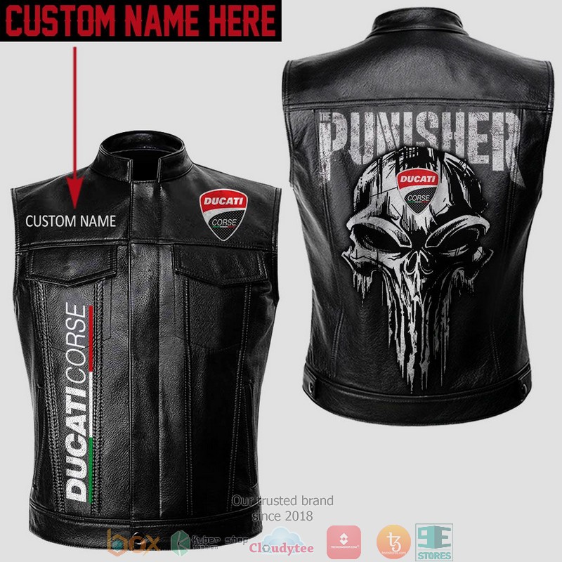 Personalized_Ducati_Punisher_Skull_Vest_Leather_Jacket