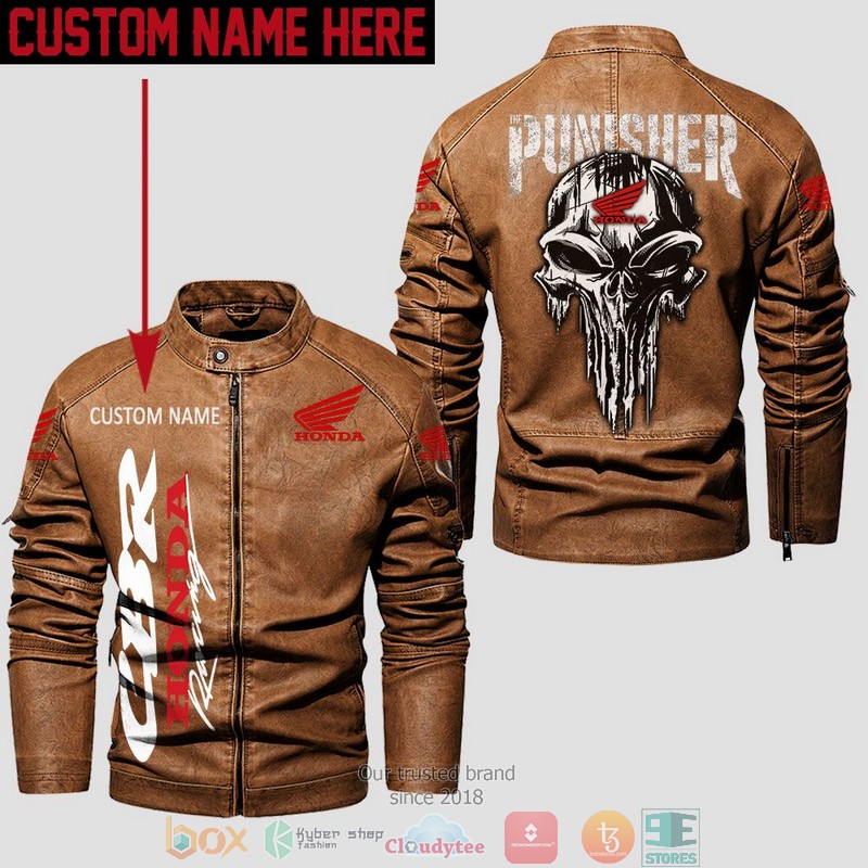 Personalized_Honda_CBR_Punisher_Skull_Collar_Leather_Jacket