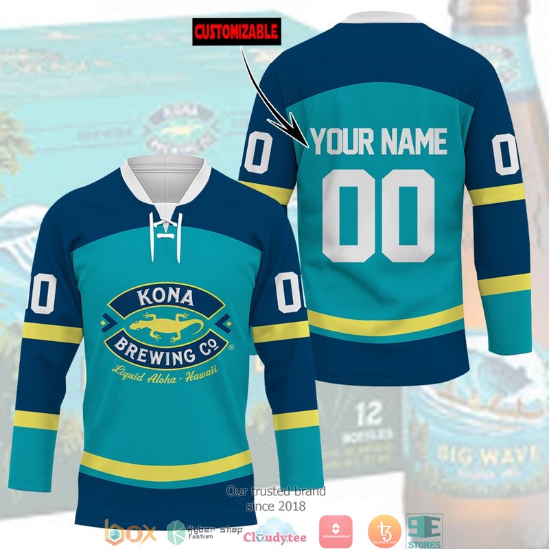 Personalized_Kona_Brewing_Co_Jersey_Hockey_Shirt