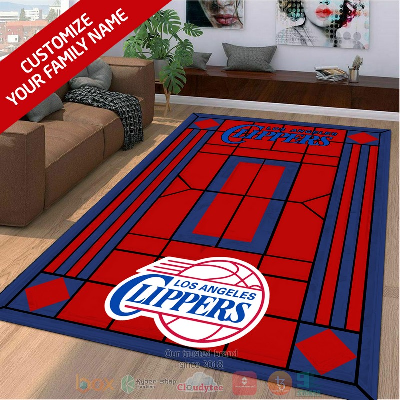 Personalized_Los_Angeles_Clippers_custom_Area_Rug
