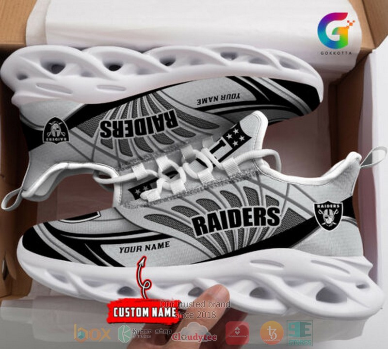 Personalized_NFL_Las_Vegas_Raiders_custom_Clunky_Max_Soul_Shoes