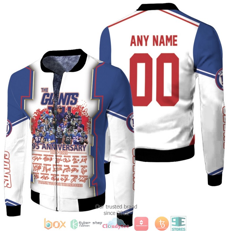 Personalized_NFL_New_York_Giants_95th_Anniversary_1925_2020_Thank_You_For_The_Memories_3D_Fleece_Hoodie