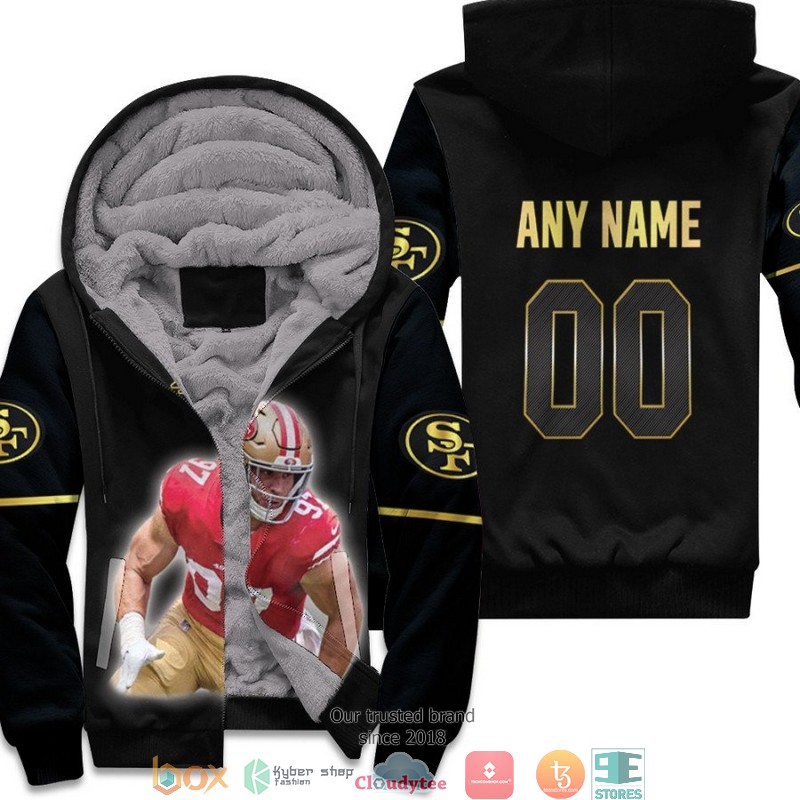 Personalized_NFL_San_Francisco_49ers_Nick_Bosa_97_Team_Black_Gift_3d_Fleece_Hoodie